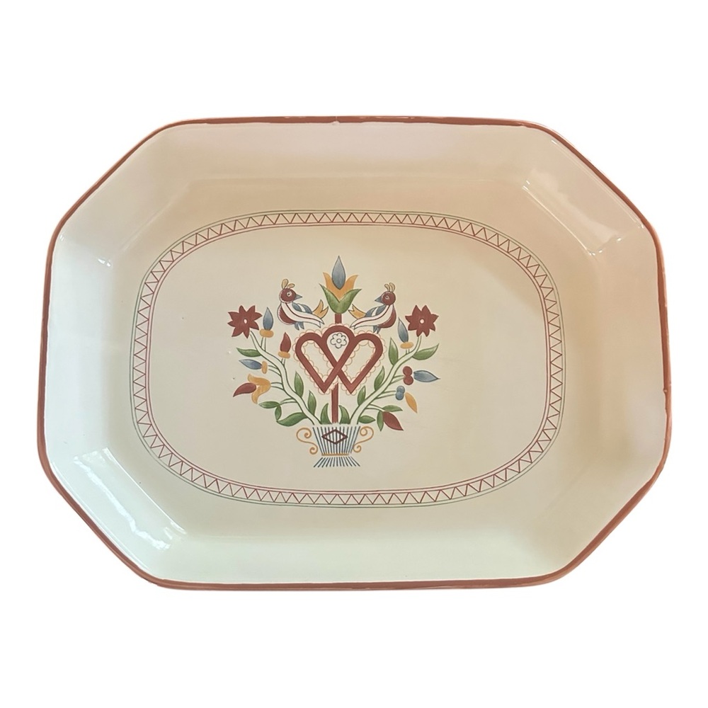 Vintage American Scenic by Raintree 10x13 Baker Casserole Dish